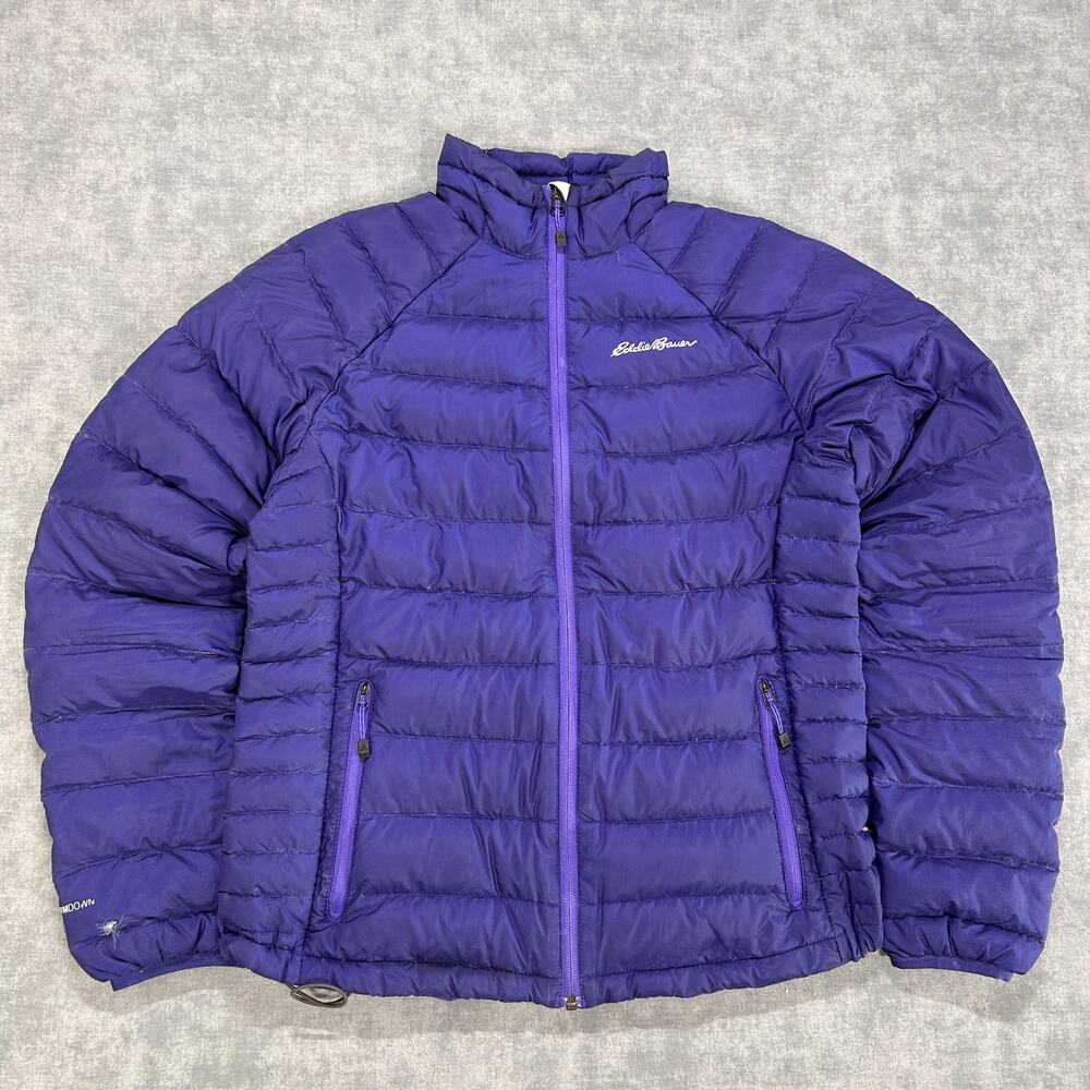 Eddie Bauer First Ascent StormDown 800 Downlight Jacket Purple Womens Medium